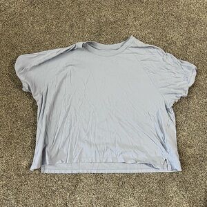 Periwinkle Madewell simple Tee